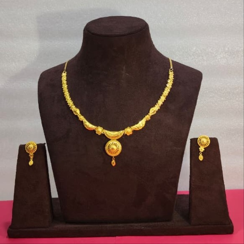 925 SILVER GOLD PLATED NECKLACE
