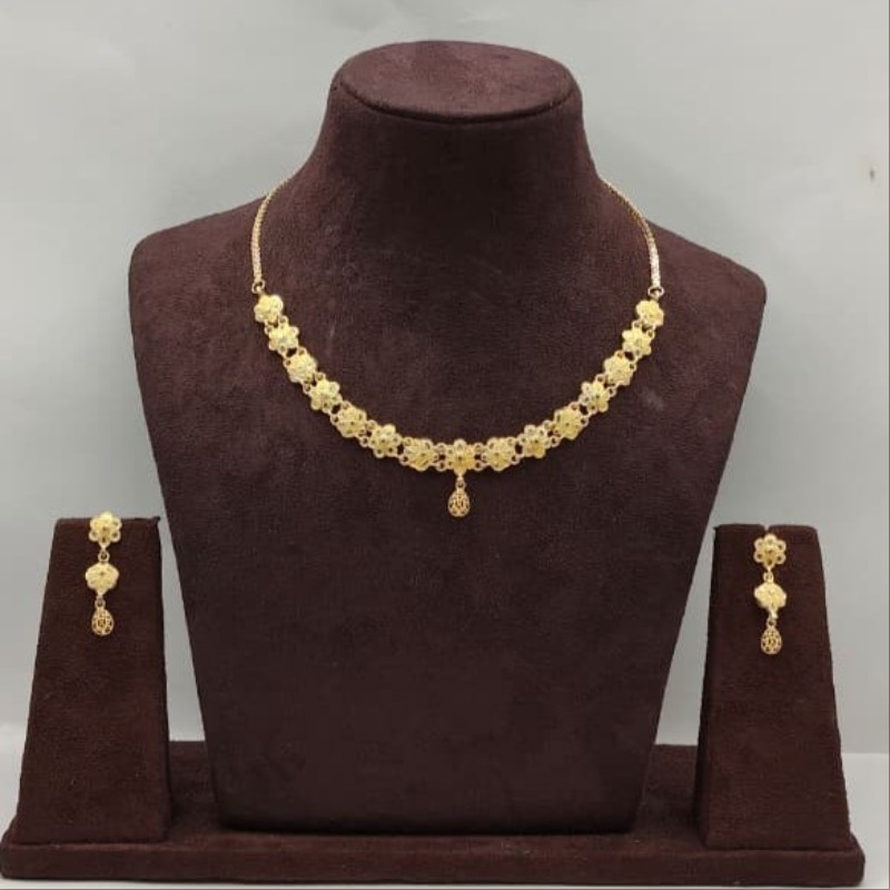 925 SILVER GOLD PLATED NECKLACE